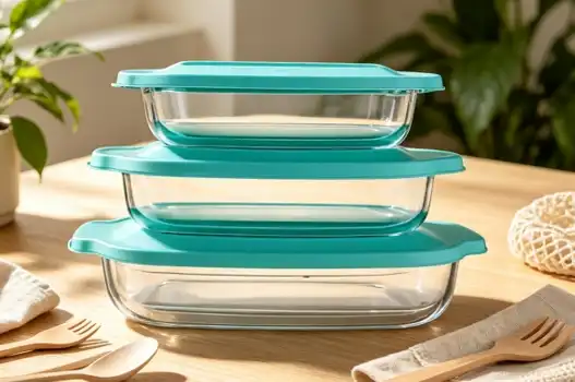 Multi-Size Glass Baking Dish Set for Cooking and Food Storage